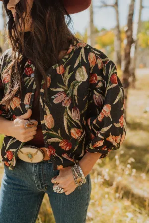 Black Quilted Jacket