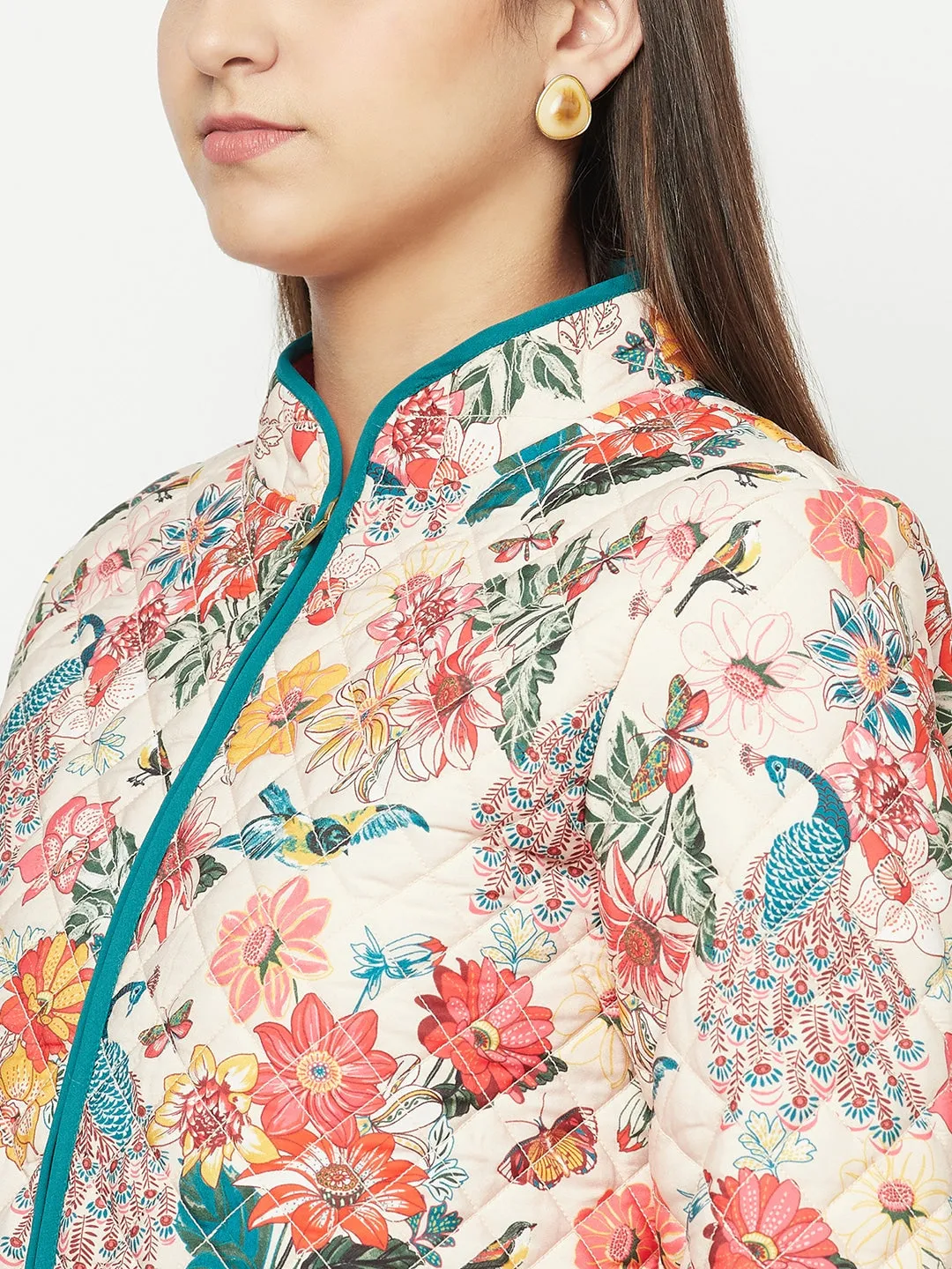 Floral Quilted Jacket