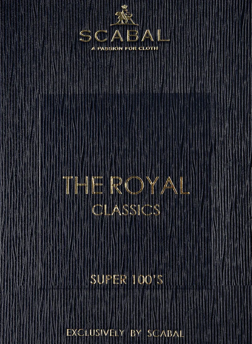 Scabal Alnip Indigo Blue Wool Jacket